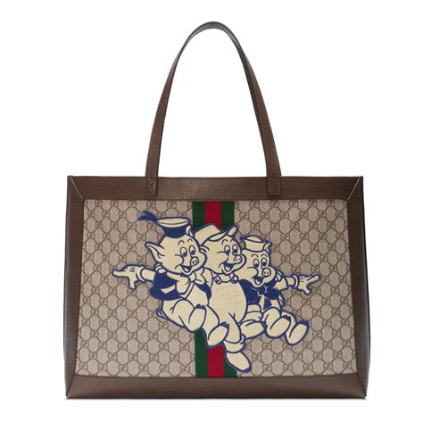 gucci pig tote